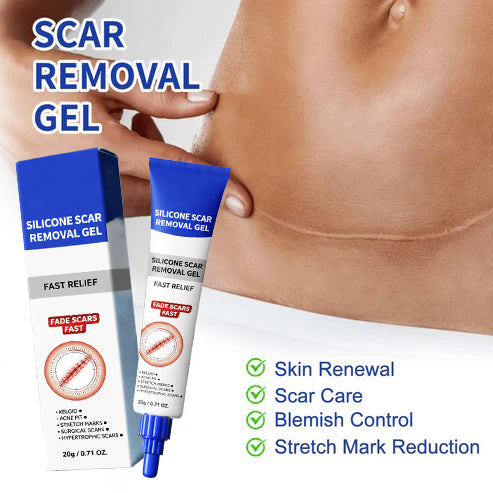 🔥 Advanced Silicone Scar & Wrinkle Smoothing Gel